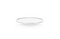 Vtwonen Dinerbord - 25,5cm - Zilveren rand - Wit