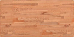 vidaXL - Tafelblad - rechthoekig - 80x40x1,5 - cm - massief - beukenhout