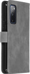 iMoshion Hoesje Geschikt voor Samsung Galaxy S20 FE Hoesje Met Pasjeshouder - iMoshion Luxe Bookcase - Grijs