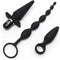Fifty Shades Siliconen Vibrating Buttplug - Zwart