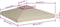 vidaXL - Vervangend - tentdoek - prieel - 310 - g/m² - 3x3 - m - beige
