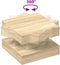 vidaXL - Salontafel - 360 - graden - draaibaar - 50x50x34,5 - cm - sonoma - eikenkleur