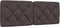 vidaXL - Hoofdbordkussen - 120 - cm - stof - donkerbruin