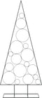 vidaXL - Kerstdecoratie - kerstboom - 180 - cm - metaal - zwart