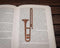 Boekenlegger Trombone Walnoot.