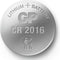 GP CR2016 - Lithium knoopcel - Lange werkingsduur - Aluminium
