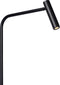 Atmooz - Vloerlamp Pomery - zwart - Staande Lamp - Stalamp - Woonkamer - Hoogte 146cm - Metaal