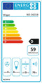 Wiggo WE-D631B(W) - Inbouw Afzuigkap - 300m³/h - 3 standen - Wit - Koolstoffilters meegeleverd