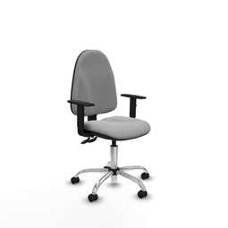 Piqueras y Crespo B1D05RP - Bureaustoel - Verstelbare hoogte met armleuning - Lichtgrijs