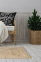 Nora - Handgeweven jute tapijt - Gevlochten deurmat 110 x 60 cm - Natuurlijk beige