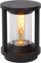 Lucide CADIX - Sokkellamp - Ø 16 cm - Dimbaar - IP65 - Zwart