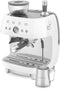 Smeg EGF03WHEU - Espressomachine met bonenmaler - 19 bar druk - Wit