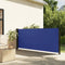 vidaXL - Windscherm - uittrekbaar - 100x300 - cm - blauw