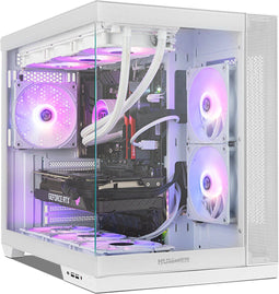 NOX Hummer Astra Neo - Midi Tower - 2x 120 mm ventilators - Wit