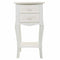 Nachtkastje Alexandra House Living Wit Crème 31 x 71 x 38 cm