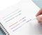 Top Write Pen Dubbele Line - 2 x 0.5 mm. - Meerkleurig - 6 Stuks