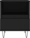 vidaXL - Nachtkastjes - 2 - st - 40x35x50 - cm - bewerkt - hout - zwart