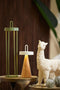 Light&living Tafellamp LED Ø13x28,5 cm ANKENTA crème+hout naturel