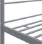 vidaXL - Hemelbedframe - metaal - grijs - 90x200 - cm