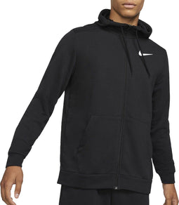 Nike Dri-FIT Fleece Full Zip Sportvest Heren - Maat 2XL - Katoen - Zwart (2XL)