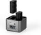 Hähnel ProCube2 - DSLR Lader - Dubbele lader voor 2 Canon accu's - Zilver