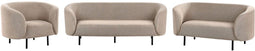 LOEN - Woonkamerset - Taupe - Polyester