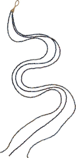 J-Line bundel Strass Parel - kunststo - zwart - large