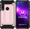 iMoshion Hoesje Geschikt voor Motorola One Macro Hoesje - iMoshion Rugged Xtreme Backcover - Rosé