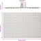 vidaXL - Regendouchekop - rechthoekig - 30x20 - cm - roestvrij - staal - 304