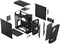 Fractal Design Torrent Compact - Tower PC - ATX EATX Micro-ATX Mini-ITX - Zwart