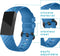 imoshion Siliconen bandje - Geschikt voor Fitbit Charge 4, Charge 3 - Blauw - One Size