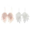 Kerstversiering DKD Home Decor Veren (2 pcs) (28 x 4 x 33 cm)