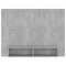 Tv-wandmeubel 120x23,5x90 cm bewerkt hout betongrijs