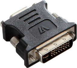 V7 V7E2DVIIMVGAF-ADPTR - DVI-I Male naar VGA Female Adapter - Zwart