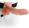 Pipedream - Fetish Fantasy - Hollow Strap-On with Balls - 7 Inch - Skin