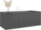 vidaXL - Tv-meubel - 80x34x30 - cm - bewerkt - hout - hoogglans - grijs
