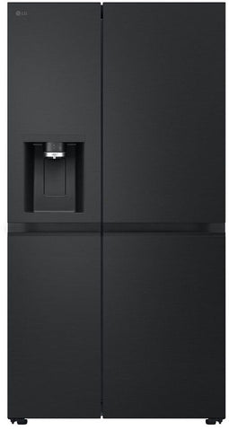 LG GSLE81EPBD - Amerikaanse koelkast - 628 l - Zwart