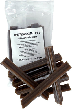 I am - Dental Sticks L - Met kip - (7 st)