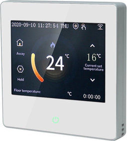 Draadloze Wifi Smart Thermostaat - Slimme Bediening via App - LCD-aanraakscherm - 86 x 86 x 42 mm