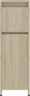 vidaXL - Badkamerkast - 30x30x95 - cm - spaanplaat - sonoma - eikenkleurig