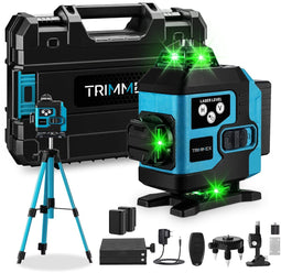 Trimmex PRO laser V2 - Kruislijnlaser - 16 Zelfnivellerend - Inclusief Statief en Opbergtas (2 accu's)