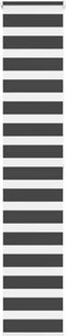 vidaXL - Zebra - rolgordijn - 50x200 - cm - stofbreedte - 45,9cm - zwart