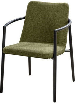 Yoi - Youkou dining chair alu black/emerald green