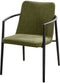 Yoi - Youkou dining chair alu black/emerald green