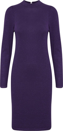 Ichi IHMOPAZ DR2 - Dames Jurk - Regular fit 3/4 mouwen - M