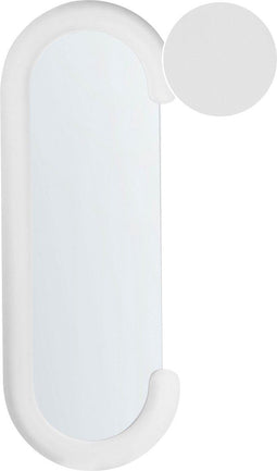 LOCHES - Wandspiegel - Wit - Fluweel