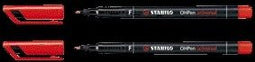 Stabilo - Viltstift ohp 842/40 rond f rood | 10 stuks