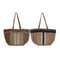 Handtas Dames DKD Home Decor Bruin Crème 50 x 23 x 33 cm (2 Stuks)