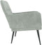 VDXL Fauteuil 62x79x79 cm fluweel lichtgrijs