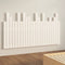 vidaXL - Hoofdbord - wandmontage - 146,5x3x80 - cm - massief - grenenhout - wit